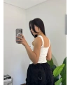 Effortless Beyaz Croptop