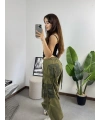Haki Tactical Stoperli Unisex Kargo Pantolon