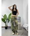Kamuflaj Tactical Stoperli Unisex Yıkamalı Kargo Pantolon