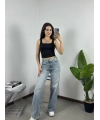 Kare Yaka Croptop Siyah