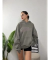 Low Lights Script Oversize Hoodie Sweat