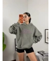 Low Lights Script Oversize Hoodie Sweat