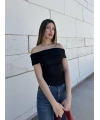 Minimal Chic Siyah Bluz