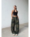 Urban Camo Oversize Baggy Kargo Pantolon