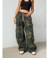 Urban Camo Oversize Baggy Kargo Pantolon