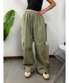 Urban Haki Oversize Baggy Kargo Pantolon