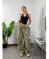 Urban Haki Oversize Baggy Kargo Pantolon