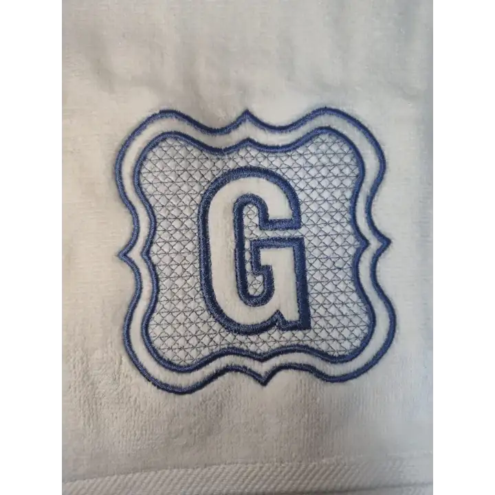 100 Pamuk Kadife El Havlusu 30x50 cm Kişiye Özel Harf Nakışlı Hediyelik