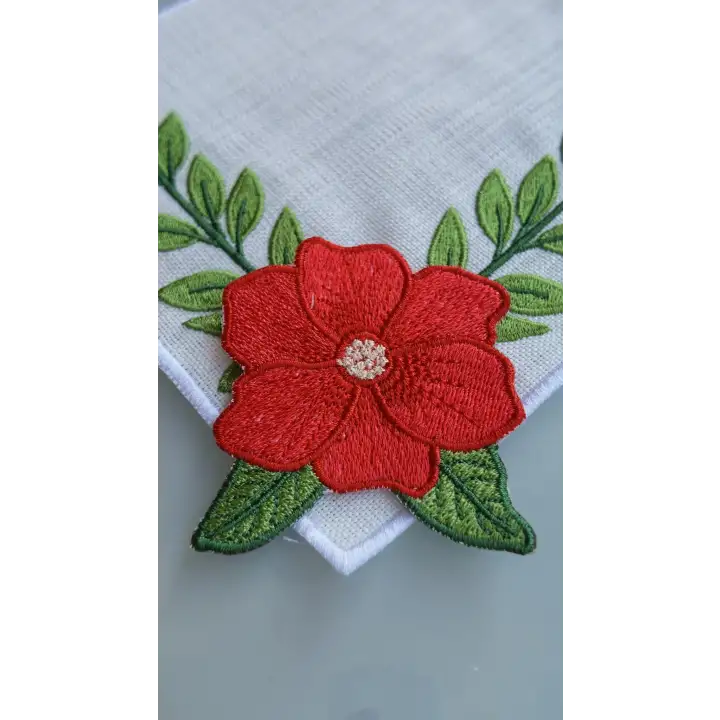 Agbtrend Kendin Tasarla - Çıtçıtlı Modüler Manolya Nakış Broşu (2 Adet)