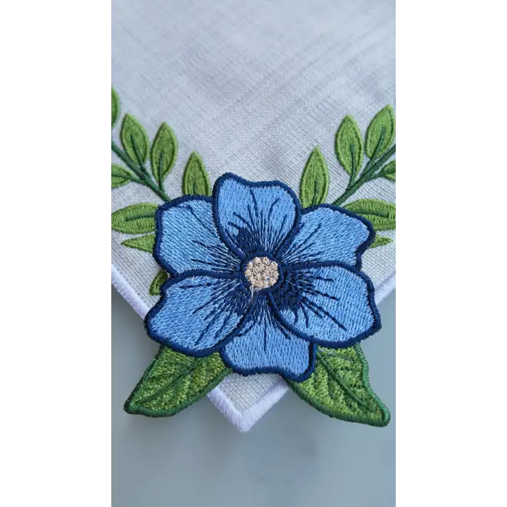 Agbtrend Kendin Tasarla - Çıtçıtlı Modüler Manolya Nakış Broşu (2 Adet)