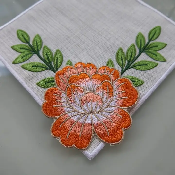 Agbtrend Kendin Tasarla - Çıtçıtlı Modüler Gül Nakışlı Broş (2 Adet)