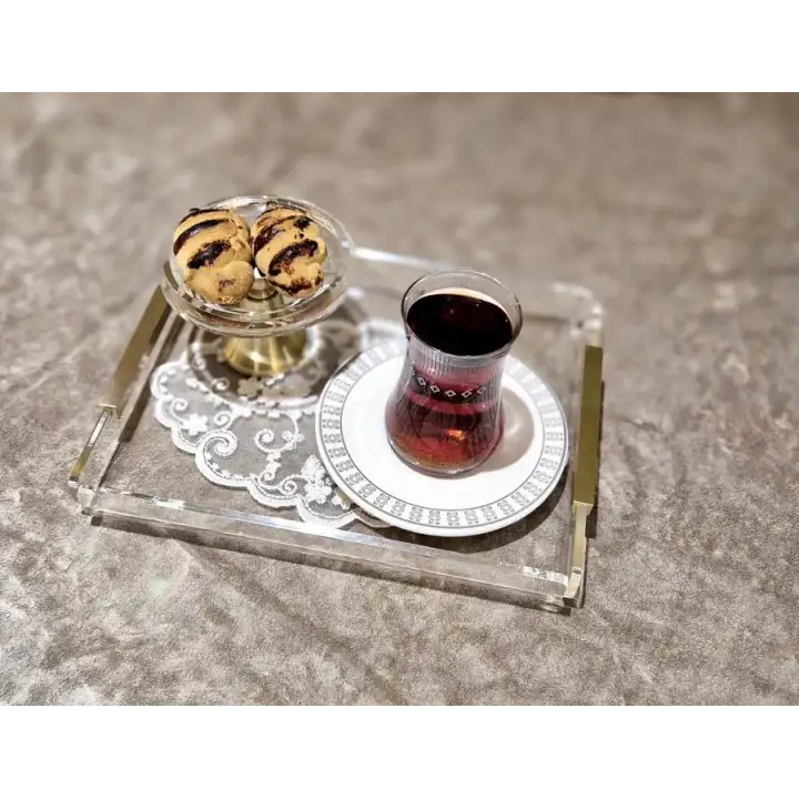 Agbtrend GOLD LINE TRAY -S- Dekorasyon ve Sunum Tepsisi