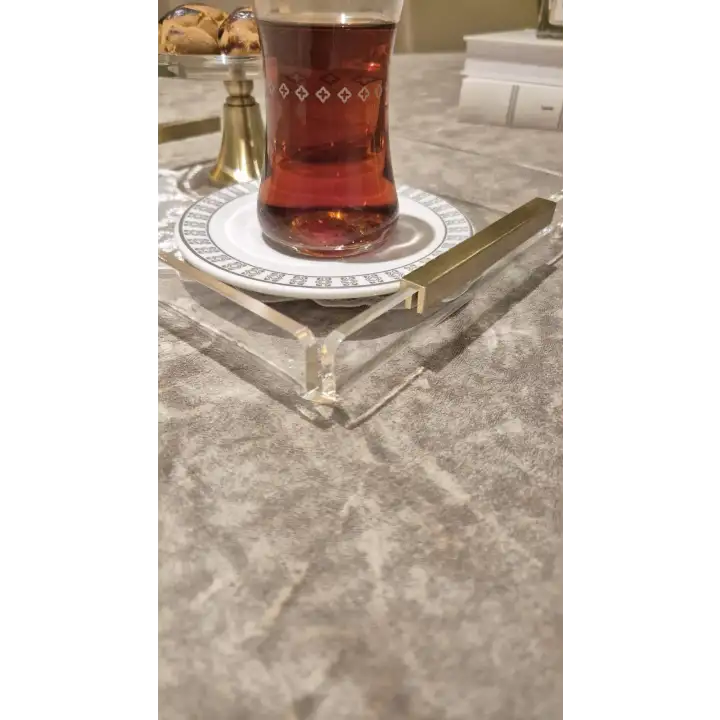 Agbtrend GOLD LINE TRAY -S- Dekorasyon ve Sunum Tepsisi