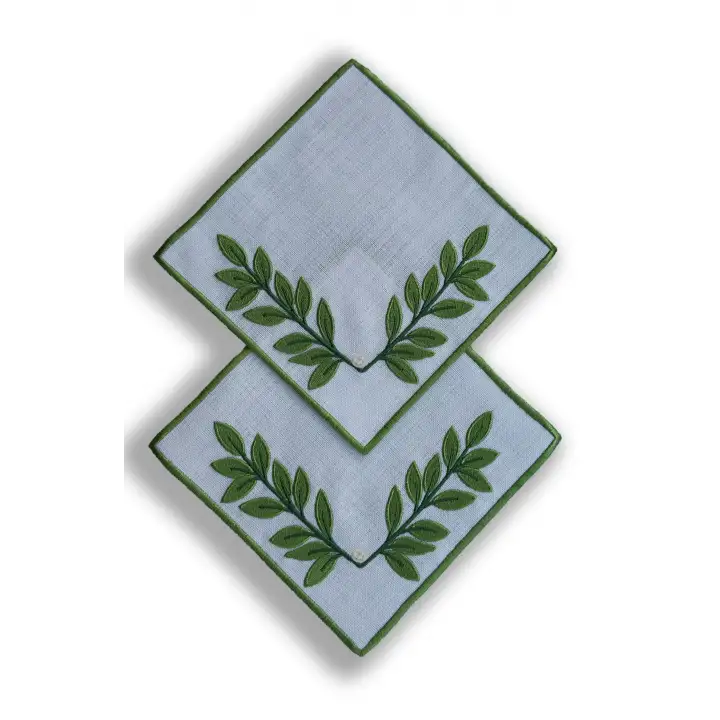 Agbtrend Kendin Tasarla 2li Çıtçıtlı Nakışlı Peçete - 4 Adet Broş Başlangıç Seti