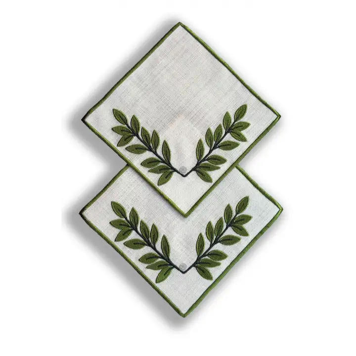 Agbtrend Kendin Tasarla - Çıtçıtlı Modüler Limon Nakışlı Broş (2 Adet)