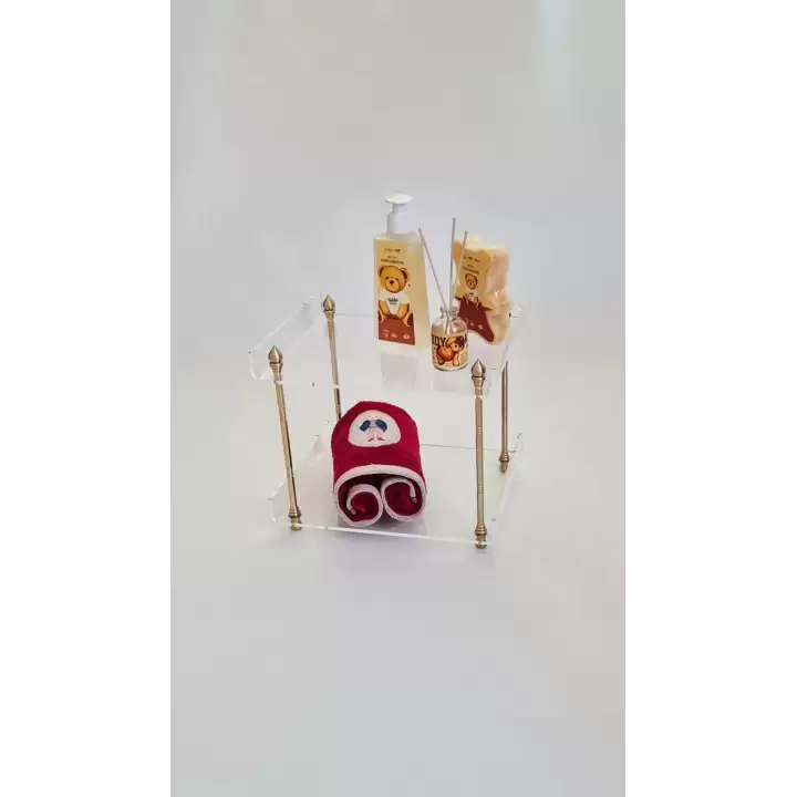 Agbtrend QUEEN Double TRAY Çift Katlı Dekorasyon ve Sunum Standı