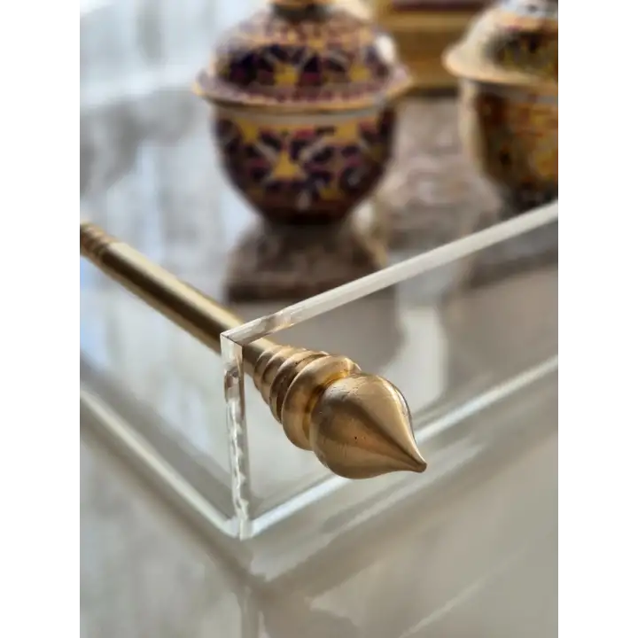 Agbtrend QUEEN L TRAY 6 Kişilik Dekorasyon ve Sunum Tepsisi