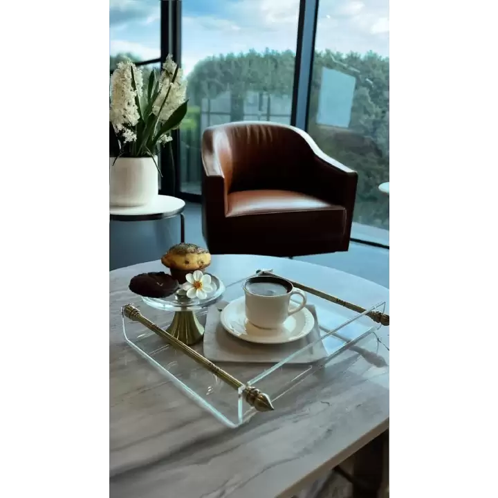 Agbtrend QUEEN S TRAY Tek Kişilik Dekorasyon ve Sunum Tepsisi