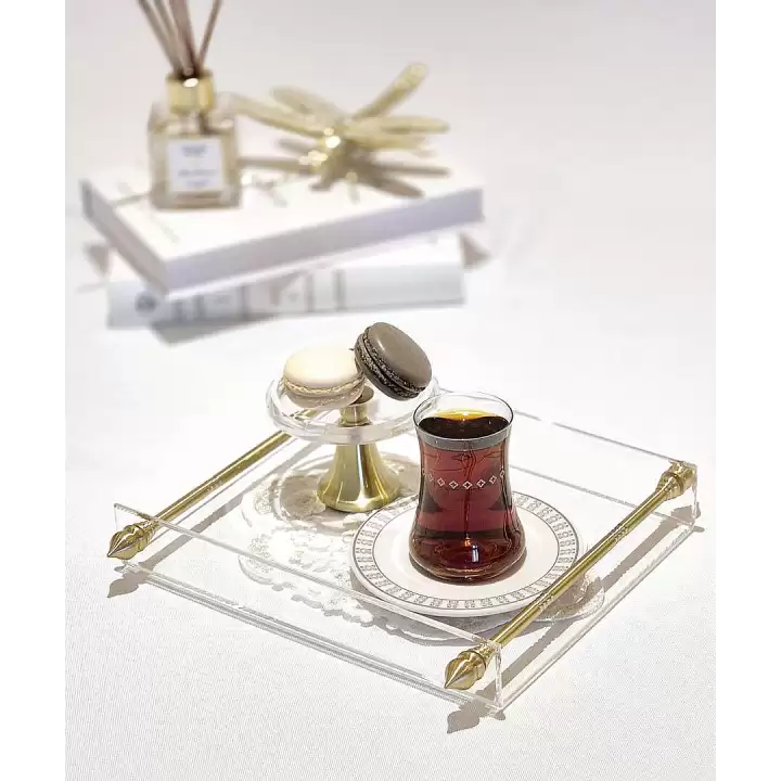 Agbtrend QUEEN S TRAY Tek Kişilik Dekorasyon ve Sunum Tepsisi
