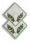 Agbtrend Kendin Tasarla - 2 Adet Çıtçıtlı Keten Kokteyl Peçetesi Tabanı 15x15cm