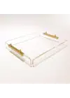 Agbtrend GOLD TRAY -S- Dekorasyon ve Sunum Tepsisi