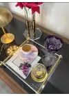 Agbtrend Tekli Mor ÜZÜM Boncuk İşlemeli Sunum ve Kokteyl Peçetesi