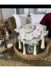 Masaüstü Dantelli Dekoratif Sunum Bali Şemsiyesi