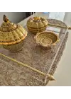 Agbtrend QUEEN L TRAY 6 Kişilik Dekorasyon ve Sunum Tepsisi