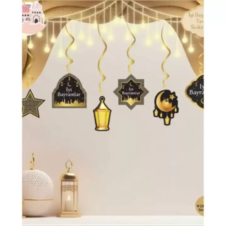 6lı Sarkıt Ramazan Süsü Siyah