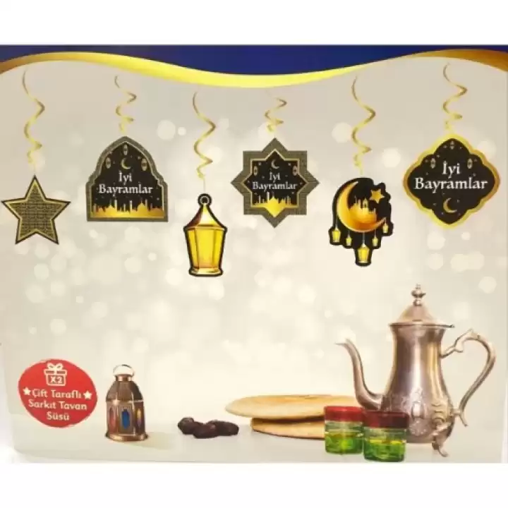 6lı Sarkıt Ramazan Süsü Siyah