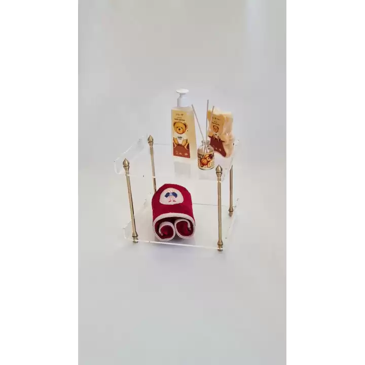 Agbtrend QUEEN Double TRAY Çift Katlı Dekorasyon ve Sunum Standı