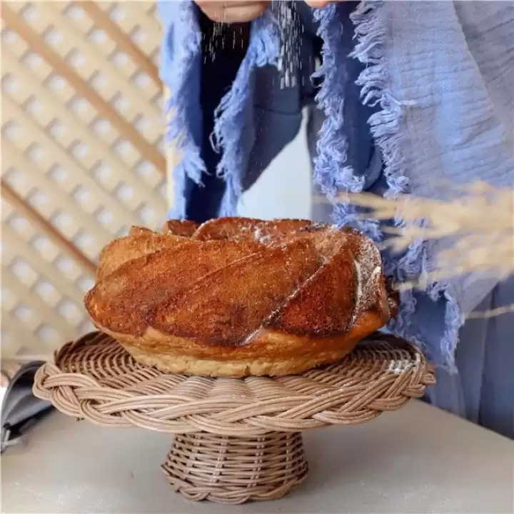 Akayev Rattan 25 Cm Ayaklı Sunumluk