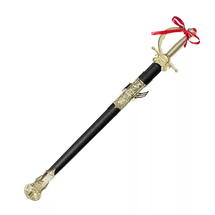Altın Renk Kabzalı Oyuncak Şövalye Kılıcı – 68 Cm