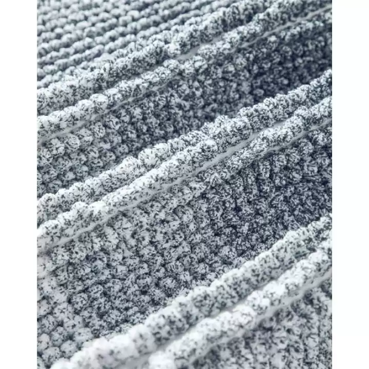 English Home Paige Makarna Banyo Paspası 50x80 Cm Gri