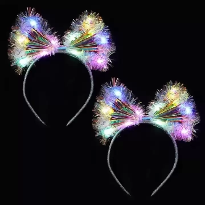 Fiyonk Gece Tacı Fiber Işıklı Ledli