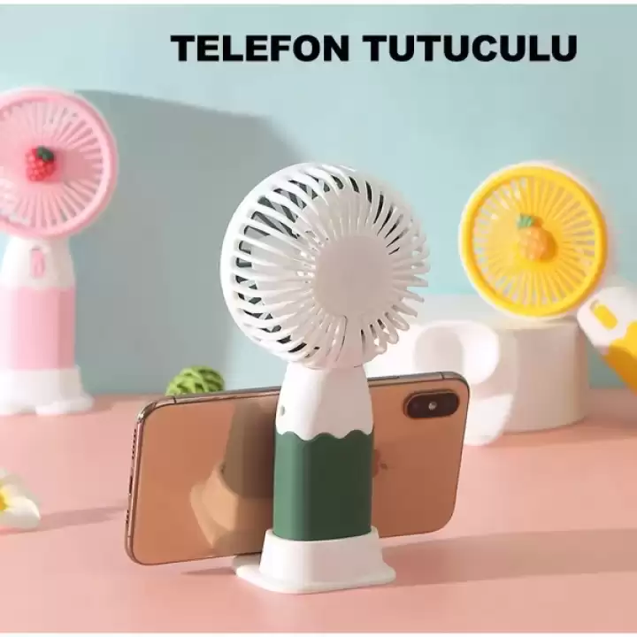 Masaüstü El Fanı Sevimli Meyve Tasarımlı