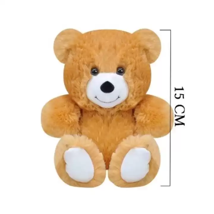 Peluş Oyuncak Ayı 15 Cm Kahverengi