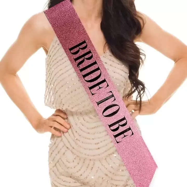 Pembe Bride To Be Kuşak Kemer
