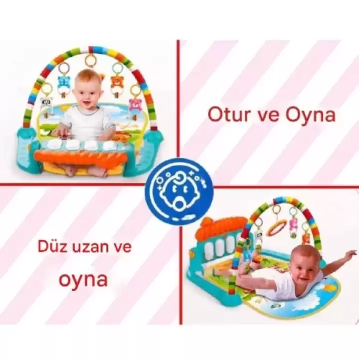 Piyanolu Mantar Oyun Halısı