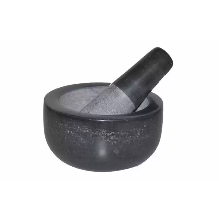 Porland Siyah Mermer Havan 12 Cm