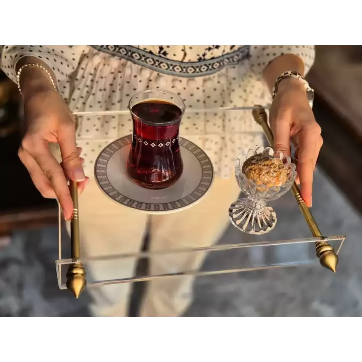 Agbtrend QUEEN S TRAY Tek Kişilik Dekorasyon ve Sunum Tepsisi