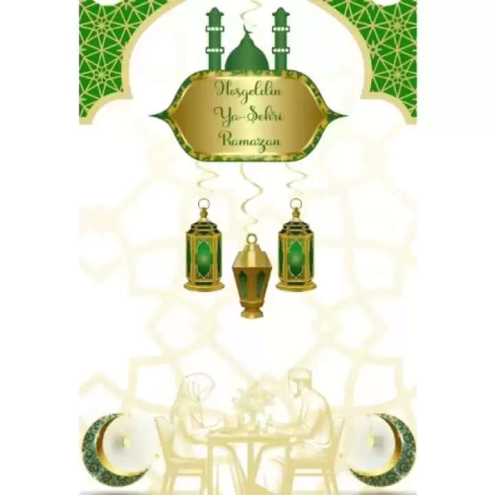 Sarkıt Ramazan Süsü Yeşil - Hoşgeldin Ya Şehri Ramazan