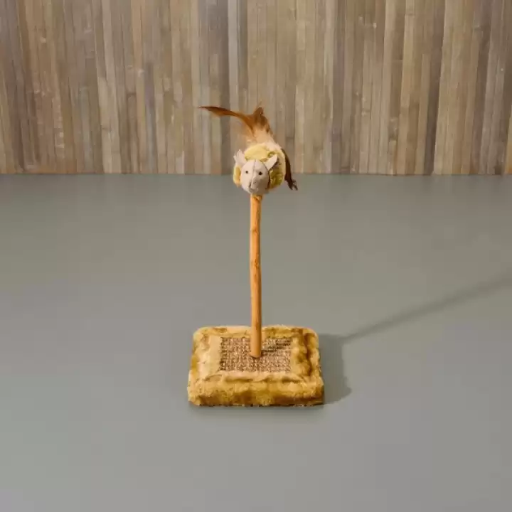 Sesli Oyuncaklı Kedi Tırmalama Tahtası