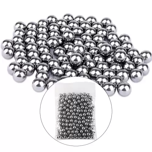 250 Adet 6mm Karbon Çelik Rulman Slingshot Sapan Bilyesi Mıknatıs Değildir