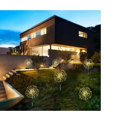 Solar Led Karahindiba Bahçe Işıkları 2 Adet