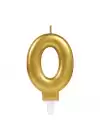 0 Rakam Mum Gold Renk