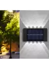 10 Ledli Solar Bahçe Dış Mekan Duvar Aydınlatması 2li Set
