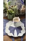 Agbtrend 6 lı Fiyonk Nakışlı Rengarenk Sunum ve Kokteyl Peçete Seti
