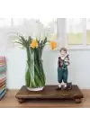 Akayev Ahşap 30X20 cm Ayaklı Sunum Tabağı