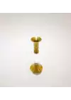 Agbtrend Büyük Boy 18cm Pirinç Akrilik Şamdan